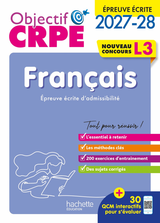 Kniha Objectif CRPE 2027 - Français - épreuve écrite d'admissibilité L3 Cécile Avezard-Roger