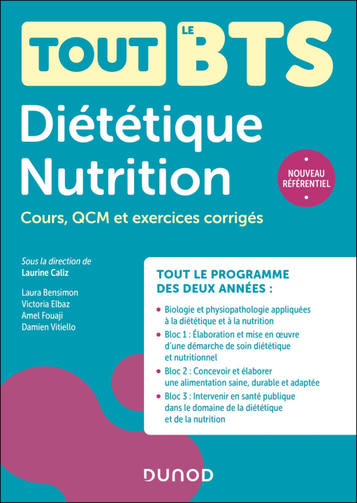 Kniha Tout le BTS Diététique Nutrition Laurine Caliz