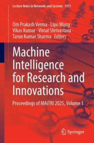 Livro Machine Intelligence for Research and Innovations Om Prakash Verma