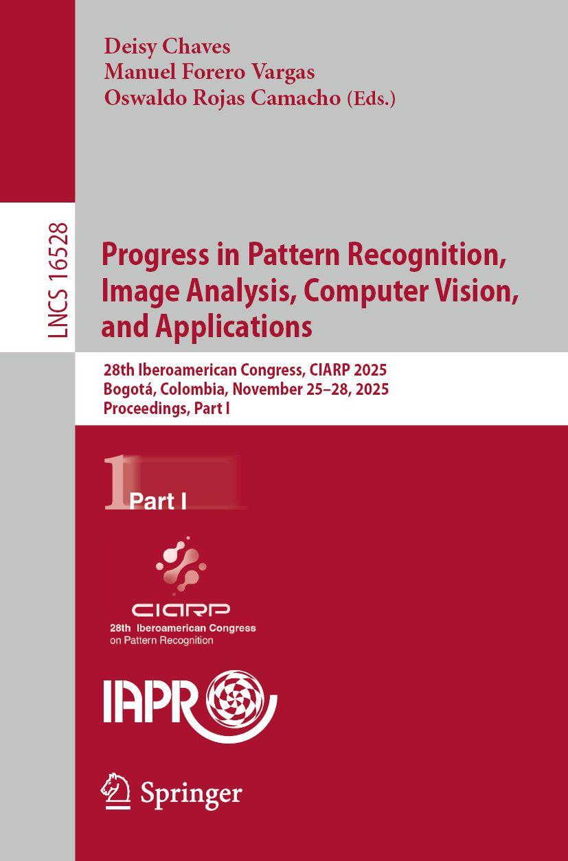 Kniha Progress in Pattern Recognition, Image Analysis, Computer Vision, and Applications Deisy Chaves