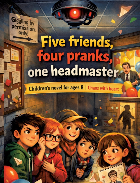 Kniha Five friends, four pranks, one headmaster Dominik Mikulaschek