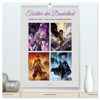 Kalendár/Diár Töchter der Dunkelheit (hochwertiger Premium Wandkalender 2027 DIN A2 hoch), Kunstdruck in Hochglanz Calvendo