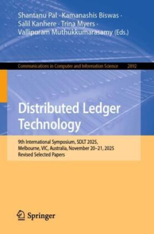 Kniha Distributed Ledger Technology Shantanu Pal