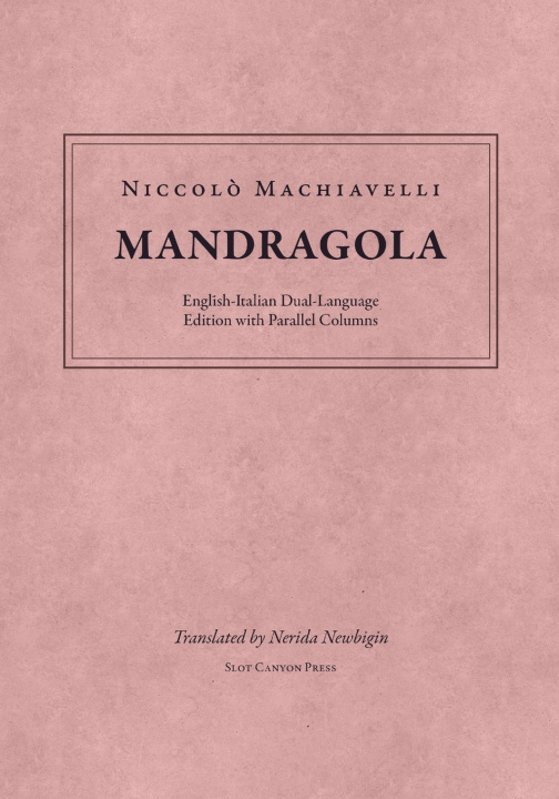 Kniha Mandragola Niccoló Machiavelli