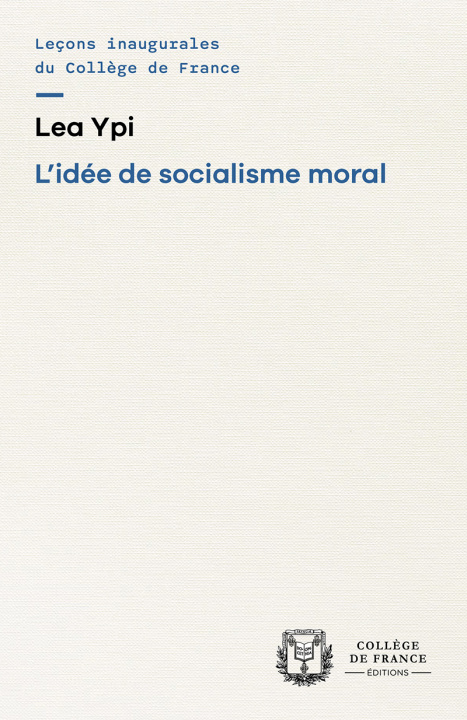 Книга L’idée de socialisme moral Ypi