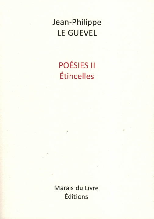 Kniha ÉTINCELLES LE GUEVEL