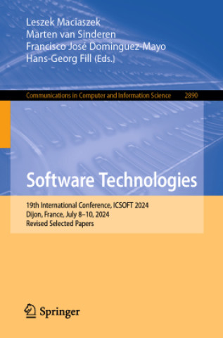 Könyv Software Technologies Leszek Maciaszek