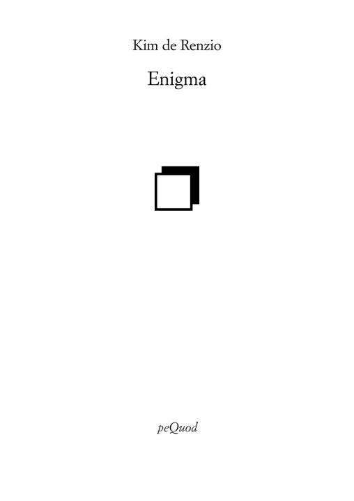 Könyv Enigma Kim De Renzio