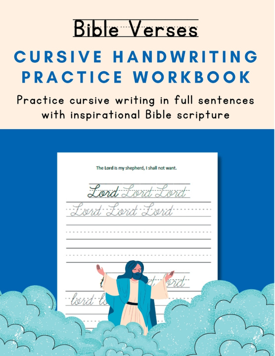 Kniha Bible Verses Cursive Handwriting Practice workbook M Ahalya Bai