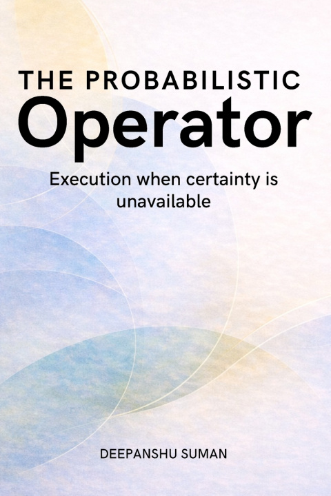 Kniha The Probabilistic Operator Deepanshu Suman