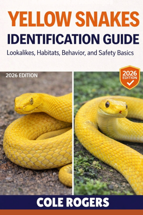 Livro YELLOW SNAKES IDENTIFICATION GUIDE COLE ROGERS