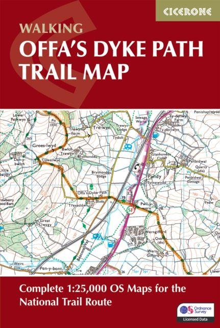 Kniha Offa's Dyke Path Trail Map 