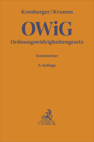 Livro Ordnungswidrigkeitengesetz. OWiG Benjamin Krenberger