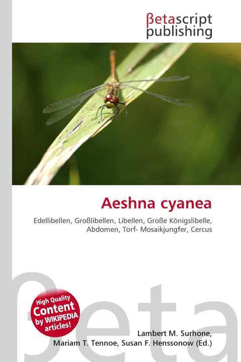 Kniha Aeshna cyanea Mariam T. Tennoe
