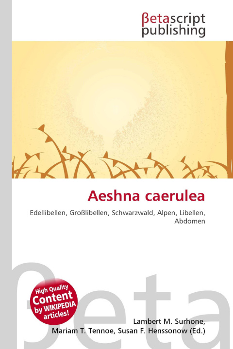 Kniha Aeshna caerulea Mariam T. Tennoe