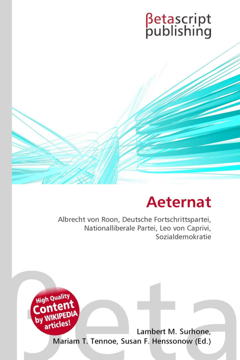 Kniha Aeternat Mariam T. Tennoe