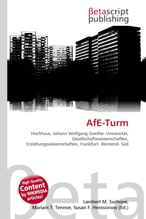 Kniha AfE-Turm Mariam T. Tennoe