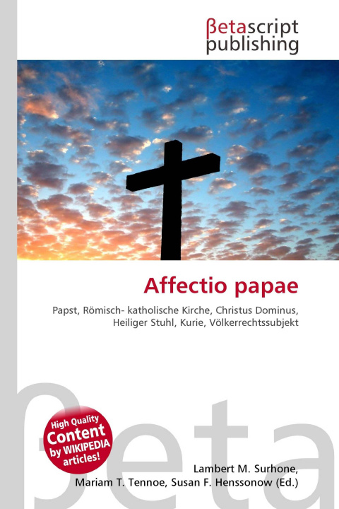 Kniha Affectio papae Mariam T. Tennoe