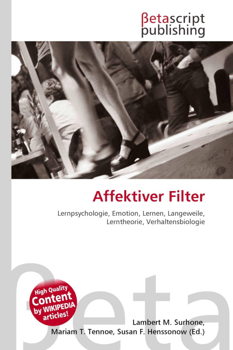Kniha Affektiver Filter Mariam T. Tennoe