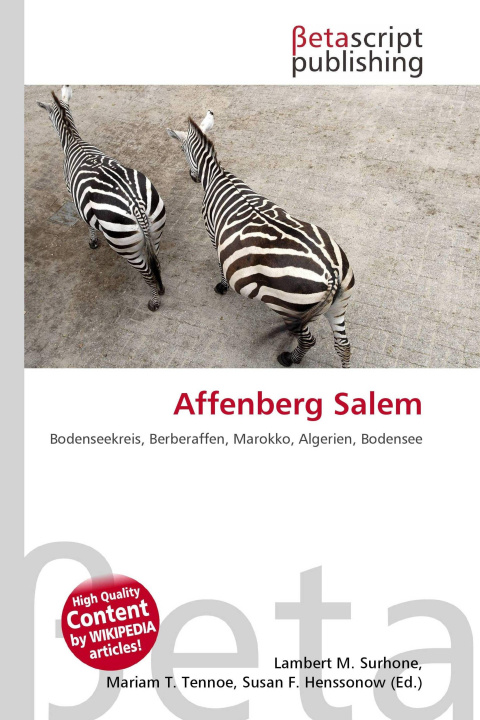 Kniha Affenberg Salem Mariam T. Tennoe