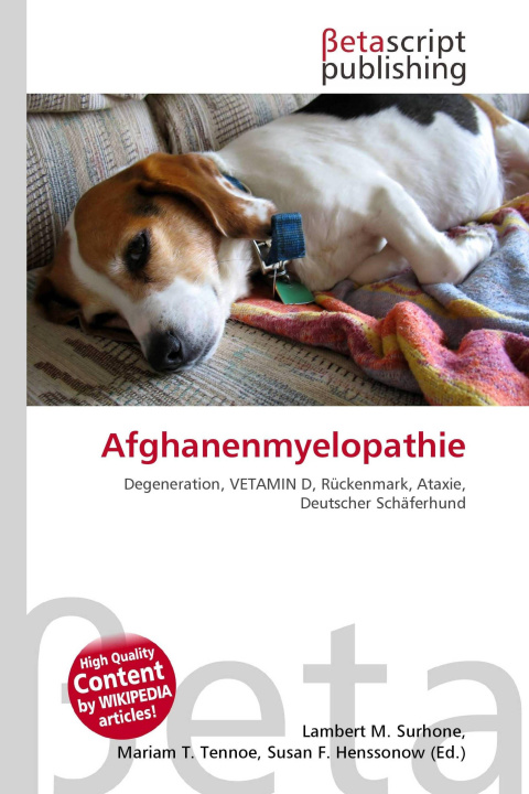Kniha Afghanenmyelopathie Mariam T. Tennoe