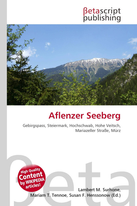 Kniha Aflenzer Seeberg Mariam T. Tennoe