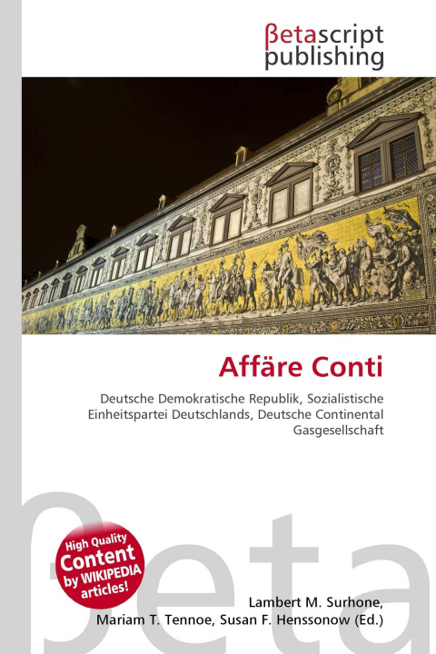 Kniha Affäre Conti Mariam T. Tennoe
