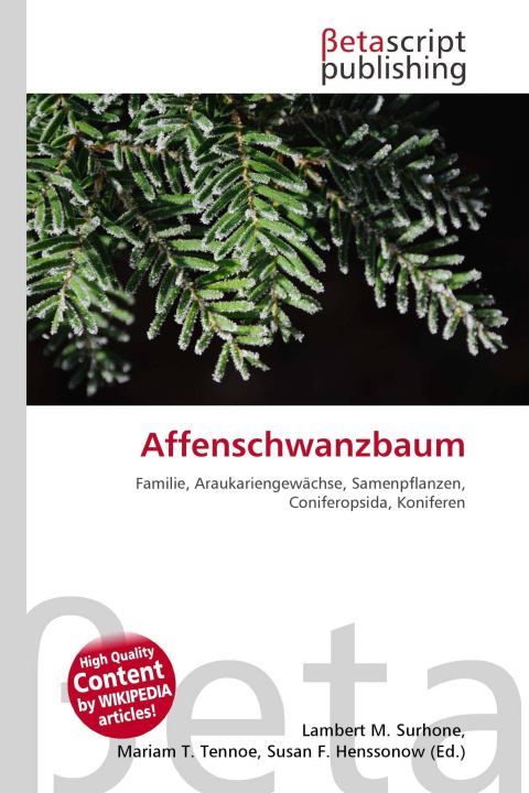 Kniha Affenschwanzbaum Mariam T. Tennoe