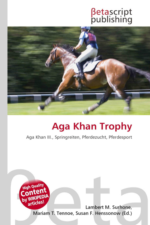 Kniha Aga Khan Trophy Mariam T. Tennoe
