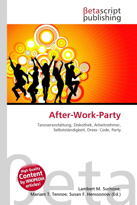 Kniha After-Work-Party Mariam T. Tennoe