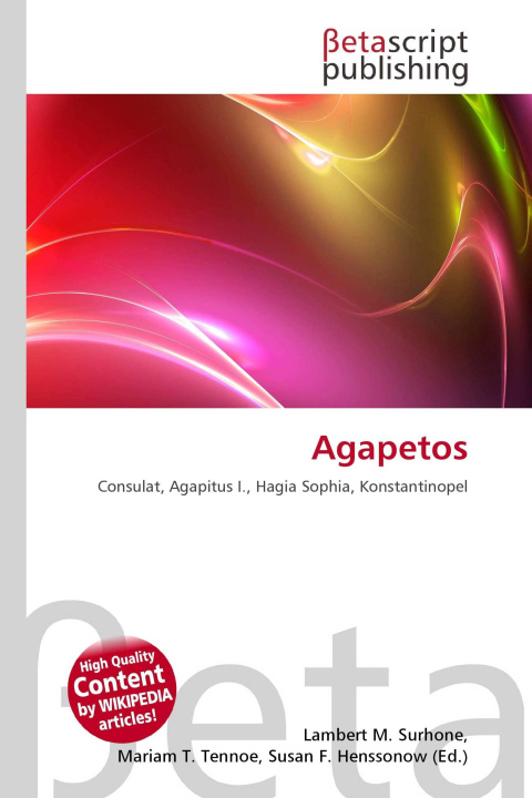 Kniha Agapetos Mariam T. Tennoe