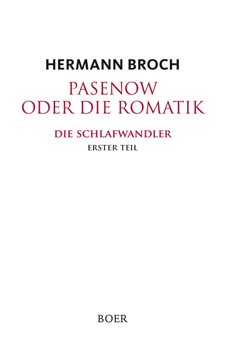Kniha Pasenow oder die Romatik 