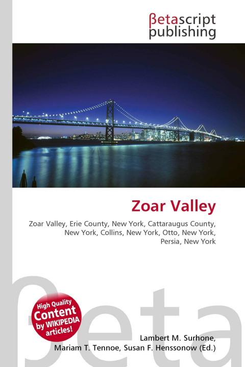 Kniha Zoar Valley Miriam T. Timpledon