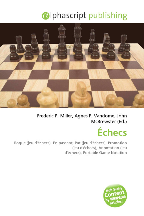 Könyv Échecs Agnes F. Vandome