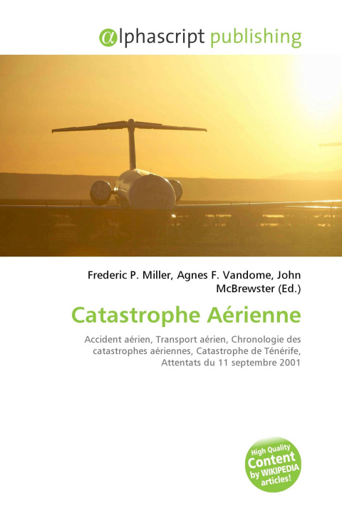 Kniha Catastrophe Aérienne Agnes F. Vandome