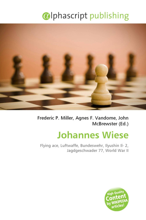 Kniha Johannes Wiese Agnes F. Vandome