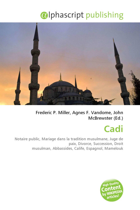 Kniha Cadi Agnes F. Vandome