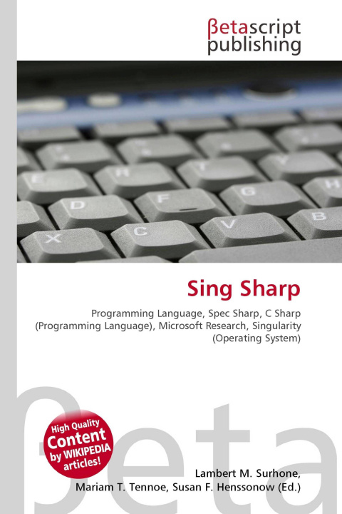 Knjiga Sing Sharp Miriam T. Timpledon