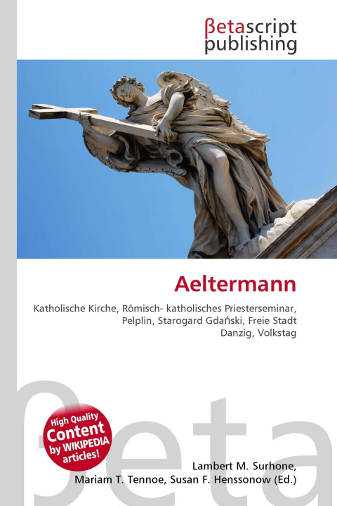 Kniha Aeltermann Mariam T. Tennoe