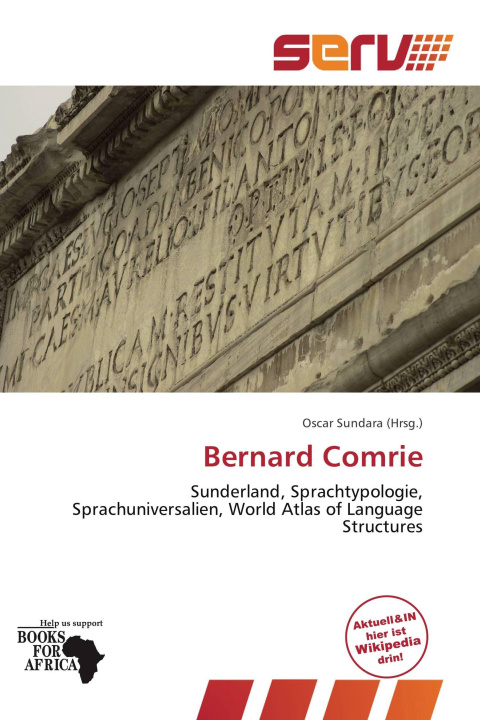 Kniha Bernard Comrie 