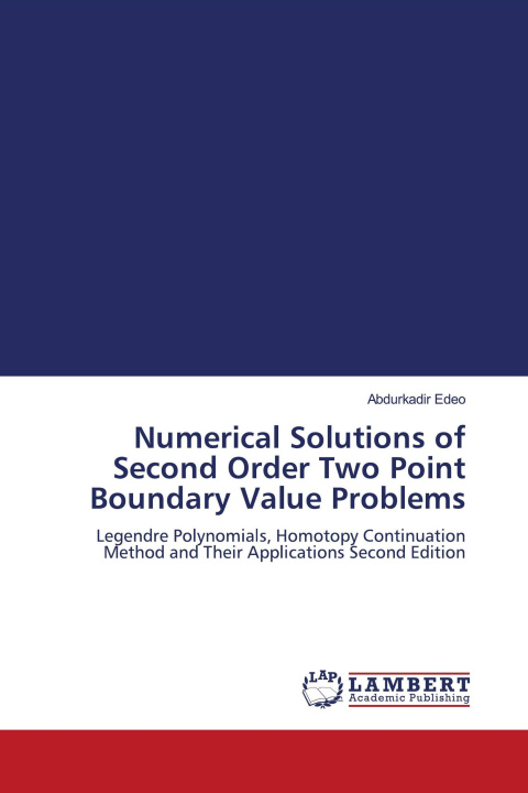 Kniha Numerical Solutions of Second Order Two Point Boundary Value Problems 