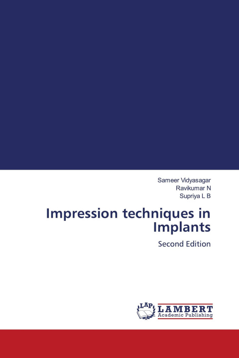 Kniha Impression techniques in Implants Ravikumar N