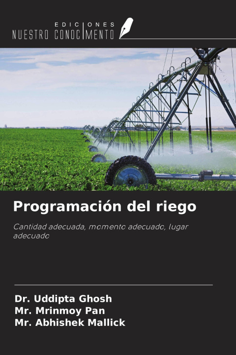 Kniha Programación del riego Mrinmoy Pan