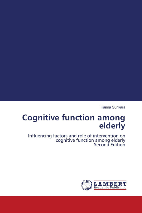 Kniha Cognitive function among elderly 