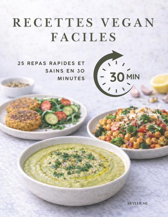 Kniha RECETTES VEGAN FACILES Skyler ml