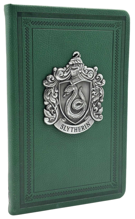 Knjiga Harry Potter: Slytherin Crest Hardcover Journal Insight Editions