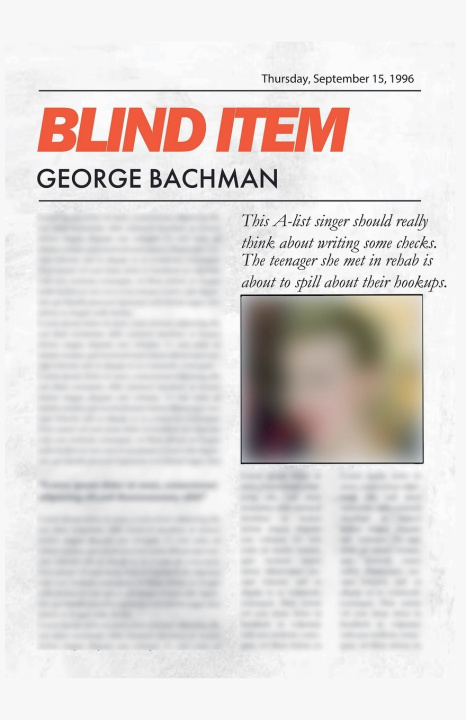Kniha Blind Item George Bachman