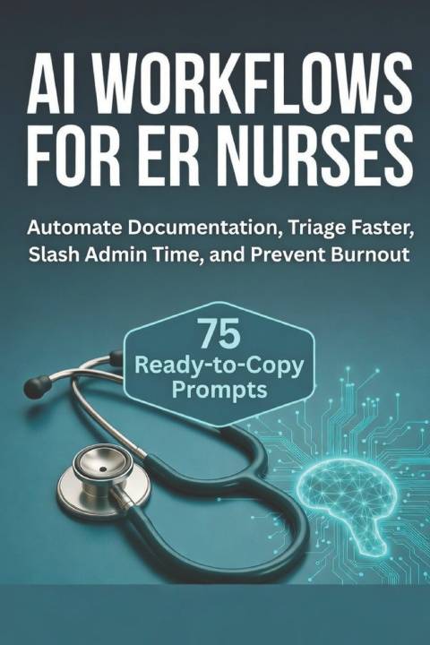 Knjiga AI Workflows for ER Nurses Clyde Dieto