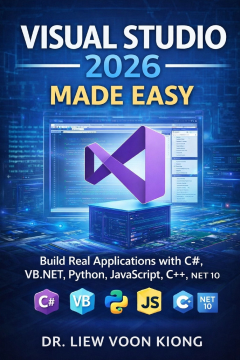 Kniha VISUAL STUDIO 2026 MADE EASY Voon Kiong Liew