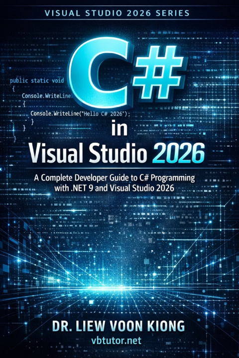 Könyv C# in Visual Studio 2026 Voon Kiong Liew